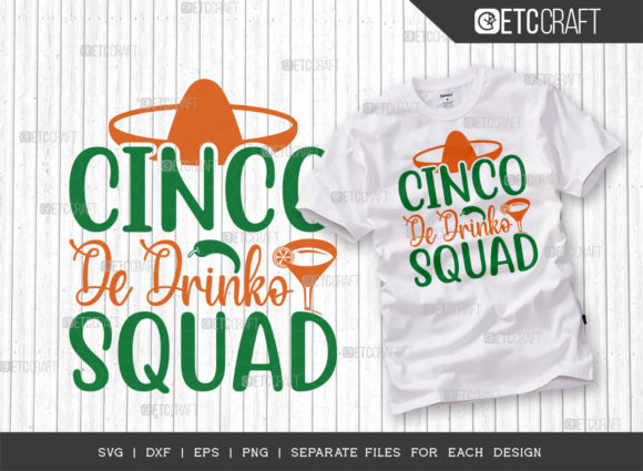 Cinco De Drinko Squad SVG Cut File Review