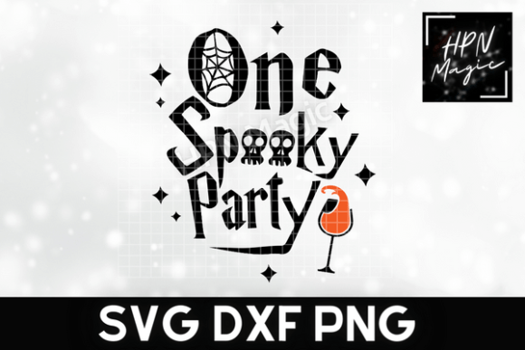 One Spooky Party Halloween Quote SVG for T-Shirt Designs and Graphics